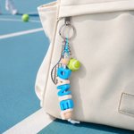 Personalized Golf Tennis Sports Charm Name Acrylic Keychain Sentimental Keepsake Competition Gift for Sports Lovers Athletes