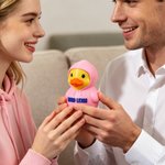 Personalized 3D Printed Hoodie Cruise Duck with Text Desk Decor Birthday Gift for Friends Students and Cruise Lovers