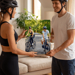 Personalised Oil Painting Style Cyclist Photo Canvas Prints with Name Modern Living Room Decor Birthday Gift for Cycling Lovers