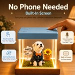Personalised 3D Holographic Digital Pet House with Text Interactive Tech Memorial Anniversary Gift for Dog Cat Lovers