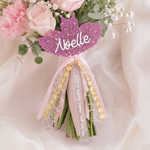 Personalized Ballet Skirt Star Dance Competition Acrylic Wand with Name and Text Flower Decor Dance Recital Gift for Dancer