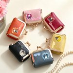 Personalized Birth Flower Skull PU Leather Mini Jewelry Box with Name and Kiss Lock Daily Use Birthday Gift for Girls Women Goth Enthusiasts