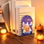 Personalized Halloween Ghost Bookends Pair of 2 with Name  Daily Use Halloween Party Gift for Kids Students Teachers