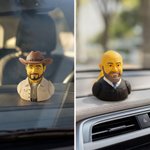 Personalized 3D Printed Funny Portrait Yellow Duck with Photo Desk Decor Birthday Gift for Family Friends Duck Lovers