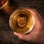 Personlig «I Fix Shit»-design: Gammeldags 10 oz whiskyglass med navn – bursdags- og jubileumsgave til far, ektemann eller mann