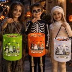 Personalised Halloween Theme Animal LED Light Bucket Bag with Name Trick or Treat Activity Halloween Party Gift for Kids