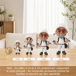 Figurine de golf 3D personnalisée avec nom - Décoration de bureau mignonne - Cadeau d'anniversaire pour amateurs de golf