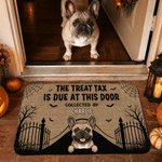 Personalised Retro Halloween Pet Doormat with Name and Photo Home Decor Halloween Gift for Pet Owners Lovers