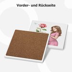 Personalisierte Mom-to-be Keramiktasse mit Geburtsblume & Name | 325 & 445 ml Kaffeebecher | Schwangerschaft & Babyshower Geschenk für werdende Mama