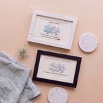 Cuadro de puzzle de mapa personalizado con texto decoración del hogar regalo de relación a distancia y aniversario para parejas o novios