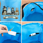 Personalised Halloween Theme Animal LED Light Bucket Bag with Name Trick or Treat Activity Halloween Party Gift for Kids
