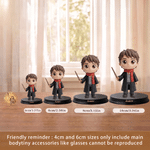 Personalized Magic Academy Theme Cartoon Character Photo 3D Figurine with Name Desk Decor Birthday Gift for Friends