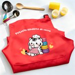 Set de delantal y gorro de chef personalizado ajustable con animales nombre y título regalo de cumpleaños y vuelta al cole para niños y niñas