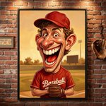 Personalized Exaggerated Caricature Style Photo Canvas Prints Living Room Decor Ship from USA Housewarming Gift for Couples Friends Parent