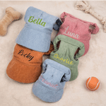 Personalised Embroidered Name Adjustable Pet Baseball Cap with Ear Hole Pet Daily Wear Birthday Gift for Pet Owners
