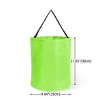 Personalized Cute Santa Claus Christmas Theme Alphabet LED Light Bucket Bag with Name Christmas Gift for Kids