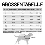 Personalisierter Hunde-Regenmantel mit Namen & Pfoten-Muster | mit Kapuze & Reflektoren | Wasserdichter Hundemantel | Geschenk für Herrchen & Frauchen