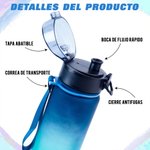Botella deportiva personalizada con nombre y silueta de jugador de fútbol tapa abatible regalo de cumpleaños para niños y adolescentes