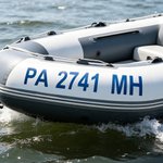 Personalised Waterproof Watercraft Registration Number Stickers with Boat Numbers Letters Set of 2 Birthday Gift for Jet Ski Lover Boater