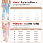 Personalized Oil Painting Cloud Star Rainbow Kid Woman Man Pajama Pants with Colorful Name Daily Wear Birthday Gift for Kids Family