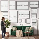 Personligt canvastryck i akvarellstil med sammansatt foto av nära och kära och text som rörande inredning och present till familjen