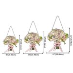 Personalised Wedding Bouquet Stained Glass Effect Acrylic Suncatcher Ornament Home Decor Wedding Gift for Bride Newlywed