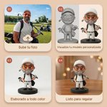 Figura personalizada impresa en 3D con foto y nombre linda decoración de escritorio regalo de cumpleaños y Día del Padre para amantes del golf