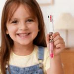 Personalised Cartoon Character Photo Three-Colour Retractable Glitter Ballpoint Pen with Name Daily Use Back to School Birthday Gift for Children