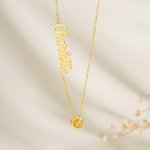 Personalized Constellation Birthstone Dainty Necklace with Name Anniversary Birthday Gift for Women