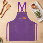 Personalized Multicolor Dog Portrait  Heart House Cake Water Proof Apron with Name and Logo Daily Kitchen Use Birthday Gift for Friends Children