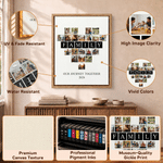 Personalised 20 Photos Modern Canvas Prints with Text Ship from USA Home Wall Decor Birthday Anniversary Gift for Family Grandadrents