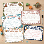 Personalized Cute Cartoon Animal Tracing Board with Name Classroom Back to School Gift for Kids Students