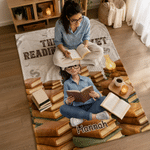 Personalized Book Reading Character Photo Soft Throw Blanket with Name and Title Home Decor Living Room Birthday Gift for Bookworm Book lover
