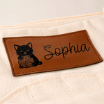 Personalised Knitting Yarn Sheep Cat Design Large Canvas Yarn Storage Bag with Name and Handle Crochet Birthday Gift for Craft Lovers