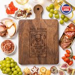 Personalized Funny Design Charcuterie Cutting Board with Name Ship from USA Kitchen Decor Anniversary Birthday Gift for Wife Couple