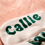 Personalised Cheerleading Cartoon Character Soft Hooded Blanket with Name Home Decor Game Day Team Gift for Cheerleaders Coaches