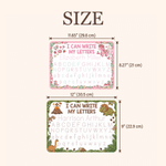 Personalized Cute Cartoon Animal Tracing Board with Name Classroom Back to School Gift for Kids Students