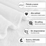 Manta suave personalizada con silueta de futbolista nombre y número regalo de cumpleaños para adolescentes y jugadores de fútbol