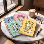 Personalized Sped Crew 2026-2028 Planner Spiral Notebook with Weekly Monthly Planning Pages and Name Birthday Teacher's Day Gift for Special Educator