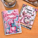 Personalized Mixer Spoon Kitchen Supplies Recipe A5 Notebook with Name Daily Use Birthday Gift for Cooking Lover Baker