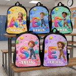 Personalized 3D-Style Character Artwork Cartoon Photo Backpack Lunch Bag Pencil Case with Name Back to School Birthday Gift for Girls Boys