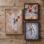 Personalized Oil Painting Style Taekwondo Photo Canvas Prints with Name Modern Wall Decor Ship from USA Birthday Gift for Taekwondo Lovers