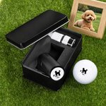 Personalised Multicolour Pet Cat Dog Pattern Golf Ball Stamp Club with Name Competition Souvenir Birthday Gift for Golf Lovers