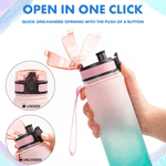 Personalized Multicolor Gymnast Silhouette Sports Water Bottle with Flip Lid and Name Daily Training Use Birthday Gift for Gymnasts Athletes