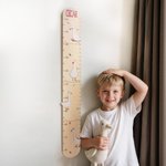 Personalised Cute Goose Baby Growth Chart Ruler with Name Nursery Baby Room Decor Birthday Gift for Baby Kid