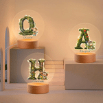 Personalized Jungle Animal Initial Acrylic Night Light with Name Bedroom Decor Baby Shower Gift for Babies Toddlers