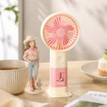 Personalized Multicolour Western Cowgirl Boots Handheld Fan with Name Daily Use Outdoor Summer Travel Birthday Gift for Family Friends Women