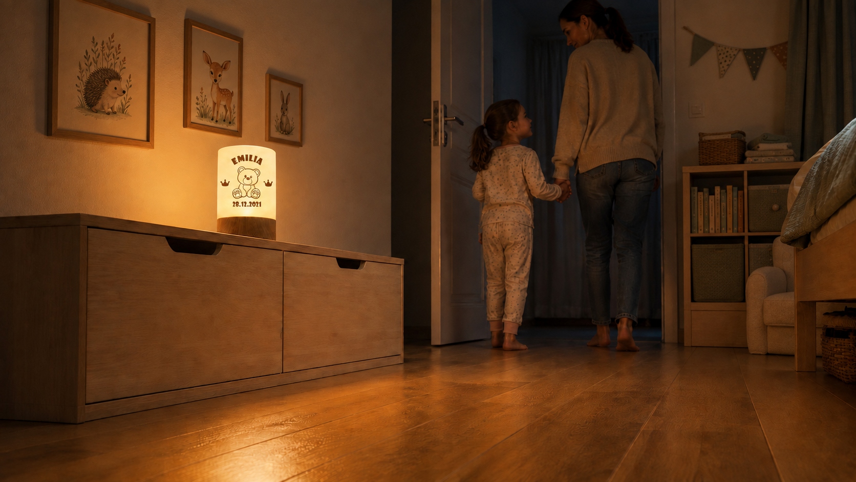 Personalisiertes Nachtlicht zur Orientierung in der Nacht