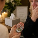 Personalized Angel Wing Photo Keychain with Nickname and Miss You Heart Charm Memorial Sympathy Gift for Loss of Loved One
