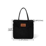 Personalized Crochet Hook Design Multi-Compartment Storage Bag with PU Leather Name Label Anniversary Birthday Gift for Grandma Knitting Lover